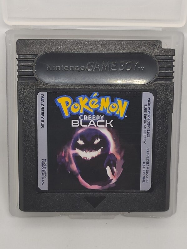 Creepypasta Pokemon Creepy Black for Gameboy (red version hack) with the ghost (invincible)