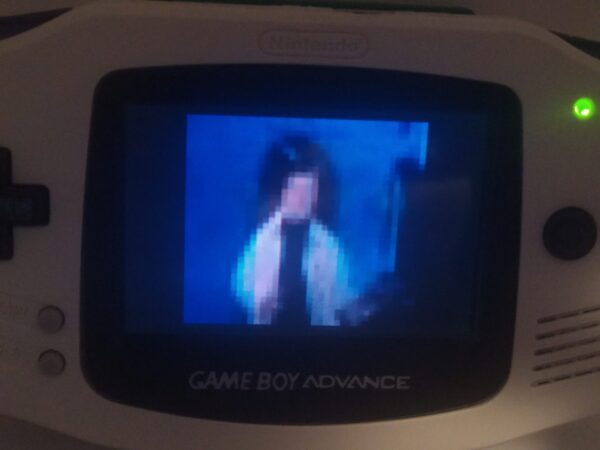 Rick roll prank Nintendo gameboy advance sp ds GBA cartridge with a short music video of rick astley never gonna give you up