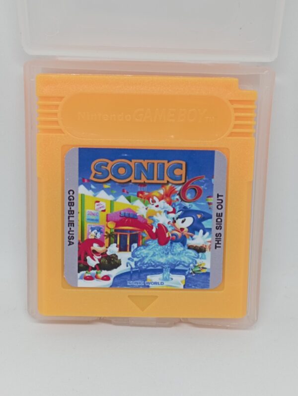 SONIC 6 Unlicensed game for gameboy / game boy color
