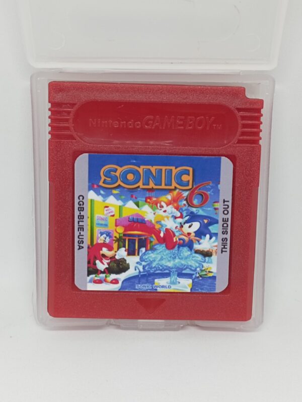 SONIC 6 Unlicensed game for gameboy / game boy color