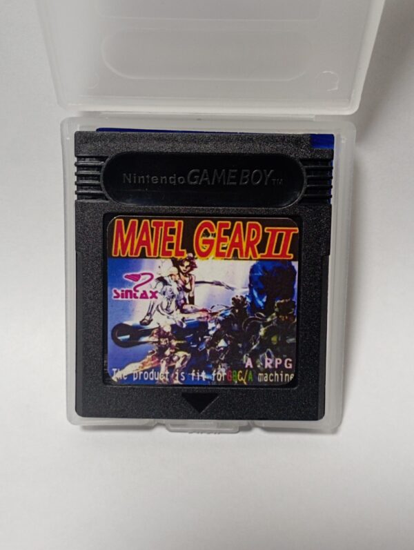 MATEL GEAR II  Unlicensed game for game boy color