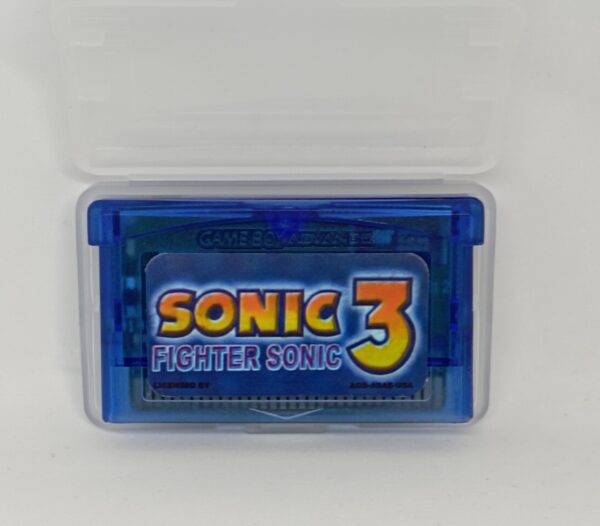 Sonic 3 - Fighter Sonic Unlicensed game for gameboy advance gba DS