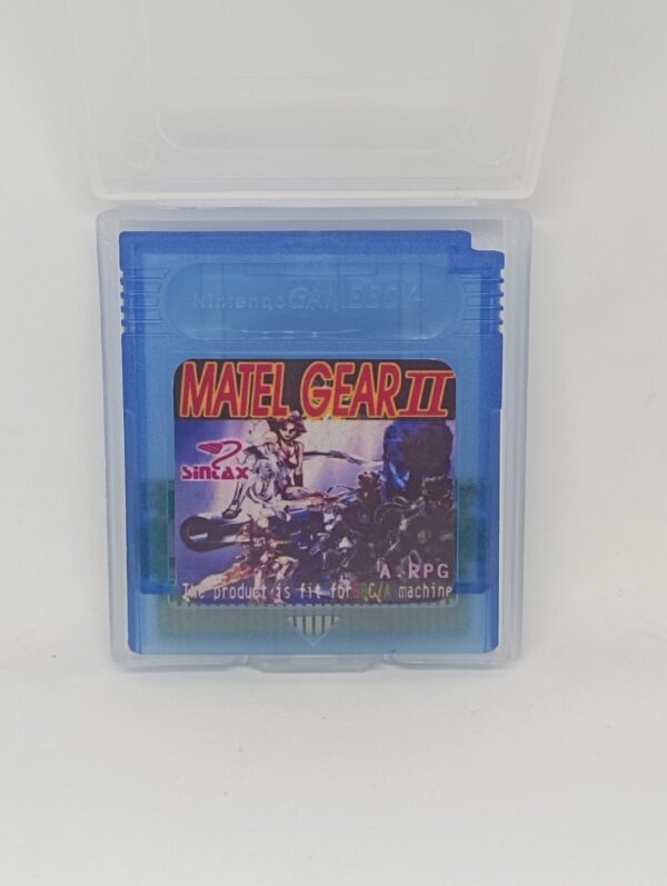 MATEL GEAR II  Unlicensed game for game boy color