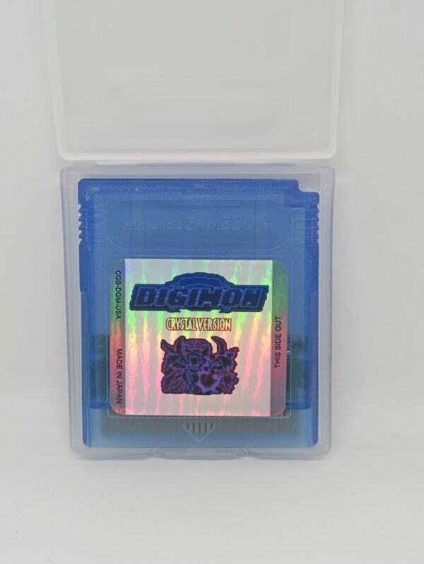 DIGIMON CRYSTAL Version (2025) with Holographic Label for game boy color