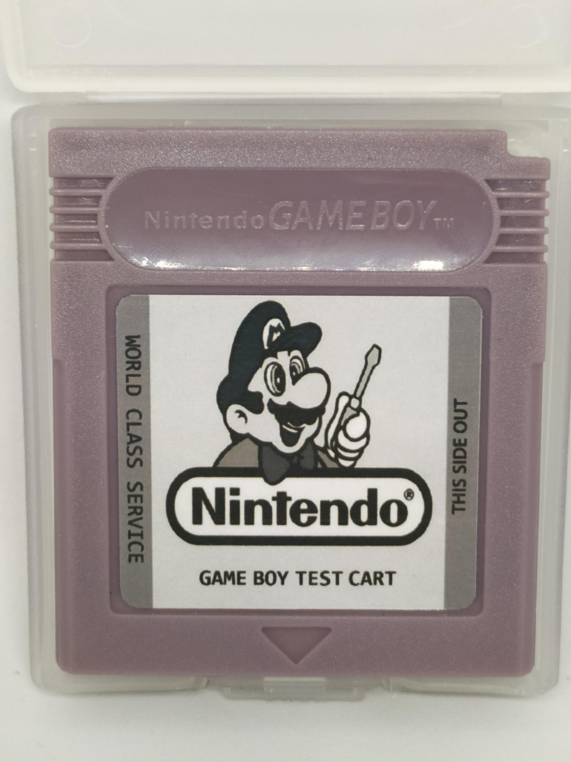 Nintendo GameBoy Test Cartridge World Class Service Cart For Nintendo Gameboy
