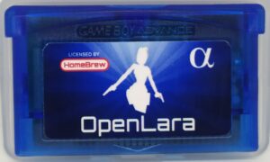 openlara-alpha OpenLara Alpha – Tomb Raider Classic Engine Running on Game Boy Advance | GBA Homebrew Cartridge