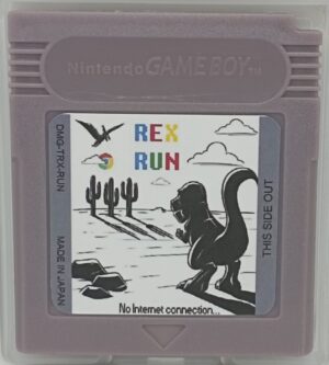RUN REX RUN Google no internet game for gameboy / game boy color