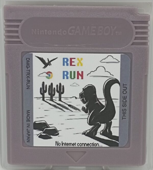 RUN REX RUN Google no internet game for gameboy / game boy color