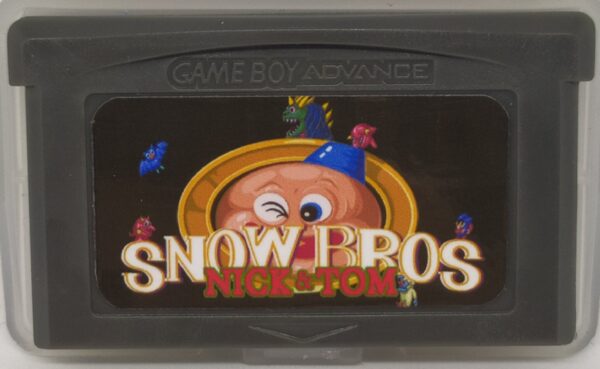 Snow Bros – Classic NES Arcade Port on Game Boy Advance Cartridge | GBA & DS
