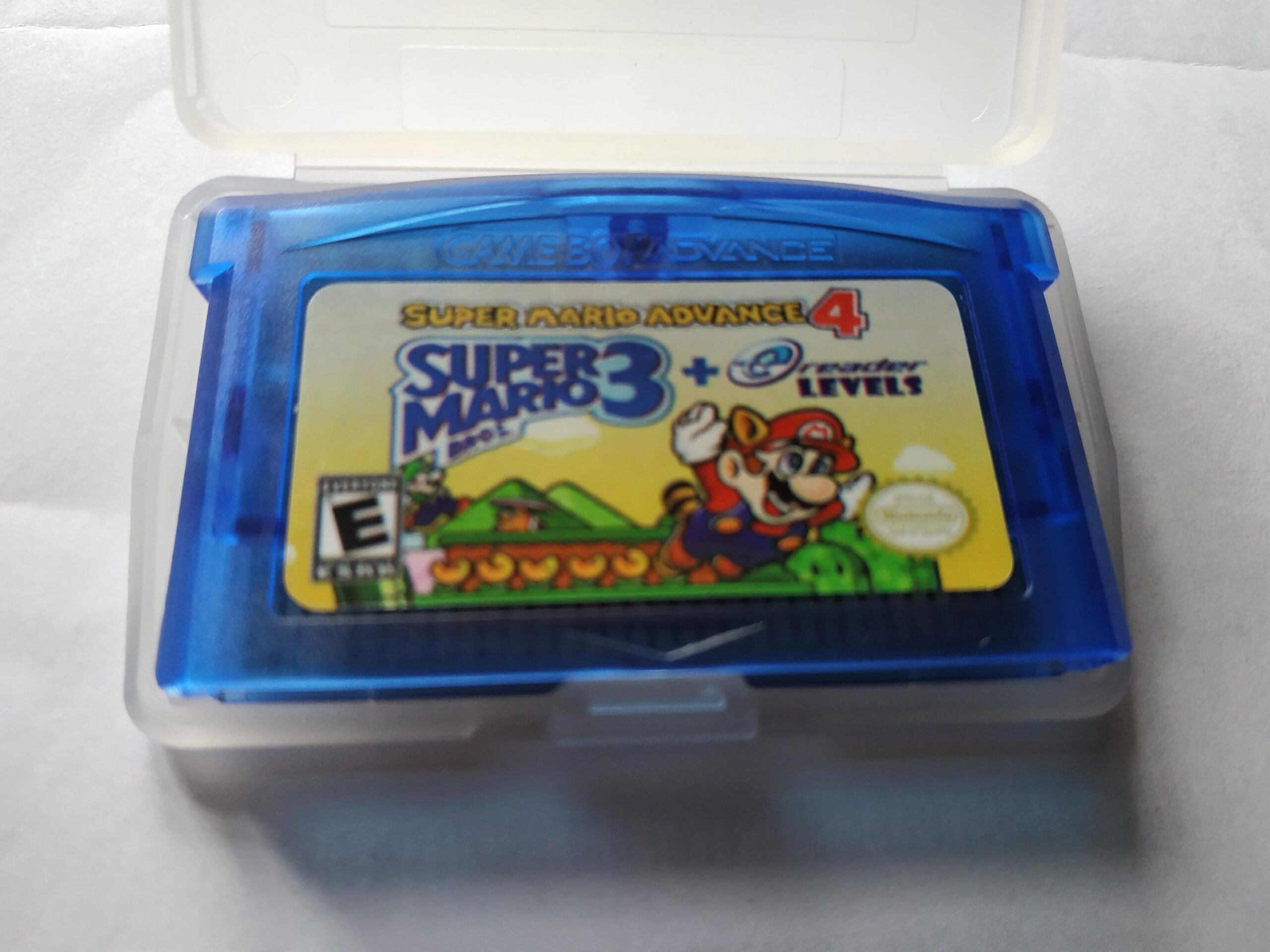 Super Mario Advance 4 with extra BONUS 38 e-reader ecard Levels