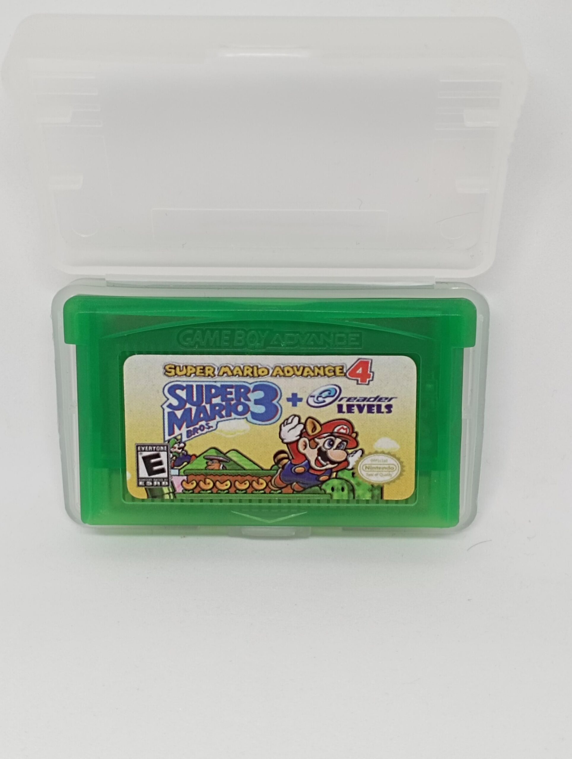 Super Mario Advance 4 with extra Bonus 38 e-reader ecard Levels for Nintendo Gameboy Advance