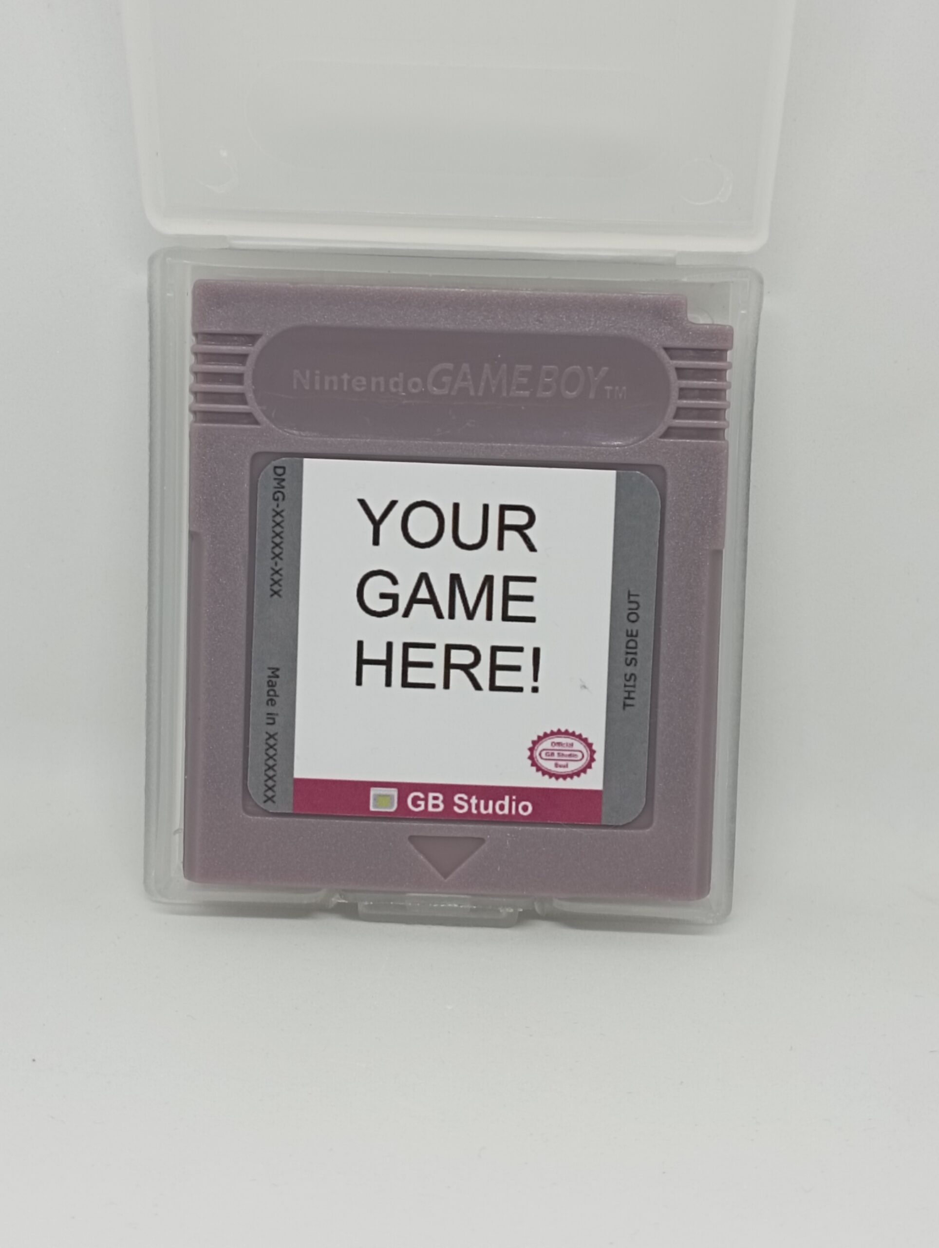 Make a real cartridge with your GB STUDIO Game!   (CONTACT FIRST)