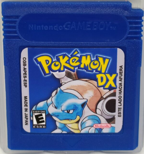 Pokémon Edición Azul DX – Totalmente Colorizado en Español | Cartucho Custom Game Boy Color