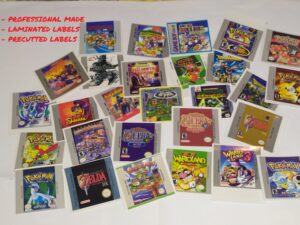 Label / Sticker For Restore Nintendo Gameboy Gb Gbc Game Boy Color Games Cartridges (contact first)