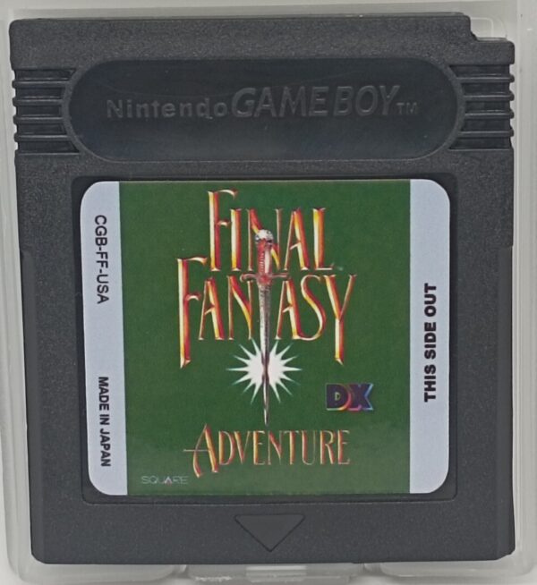 Final Fantasy Adventure DX – Colorized & In English | Custom Game Boy Color Cartridge