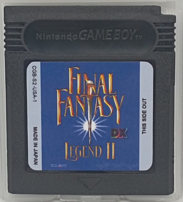 Final Fantasy Legend II DX – Colorized & In English | Custom Game Boy Color Cartridge