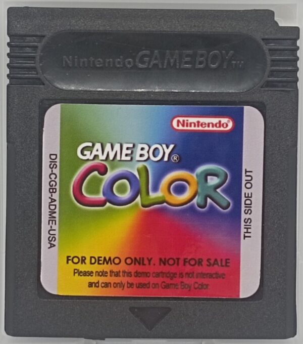 Nintendo GameBoy Color Promotional Demo (store kiosks) Cartridge FOR NINTENDO GAMEBOY Color