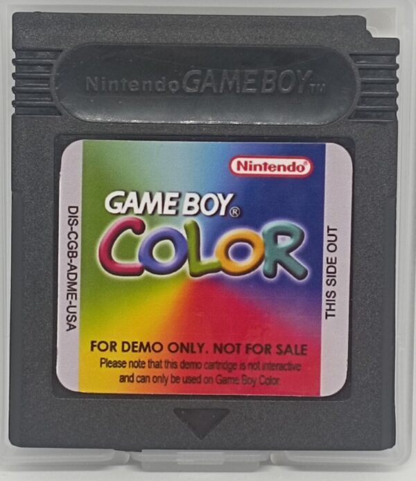 Game Boy Color Promotional Store Kiosk Demo – Rare Tech Demo | Custom GBC Cartridge