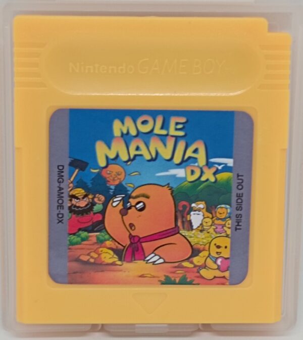 Mole Mania DX – Miyamoto's Cult Classic Now in Full Color | Custom Game Boy Color Cartridge