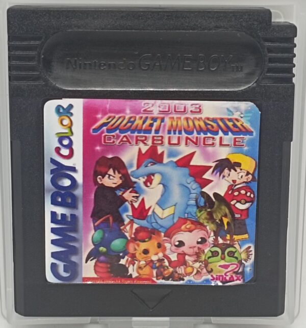 Pocket Monster Carbuncle (2003) by Sintax – Unlicensed GBC | Custom Game Boy Color Cartridge