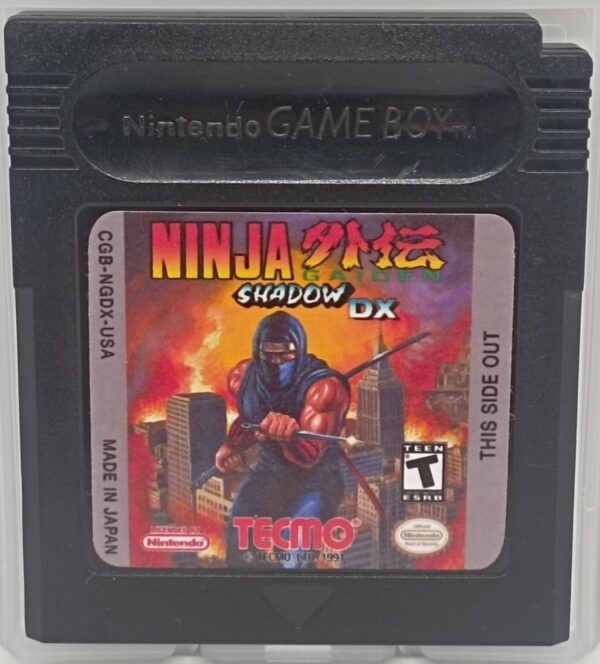 Ninja Gaiden Shadow DX – Colorized Hack | Custom Game Boy Color Cartridge