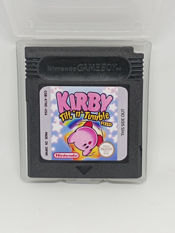 IMG_20251121_102514 Kirby Tilt 'n' Tumble – D-Pad Hack, Play Without Tilt Sensor on Any GBC | Custom Game Boy Color Cartridge