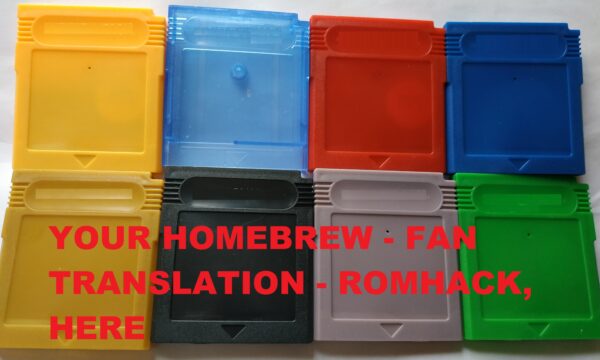 Custom GB & GBC Cartridge – Your ROM & Label on Real Game Boy Hardware | GB GBC