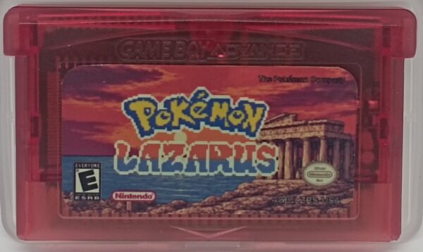Pokémon Lazarus v2.0 – Fan-Made GBA ROM Hack, New Ilios Region | Custom GBA Cartridge