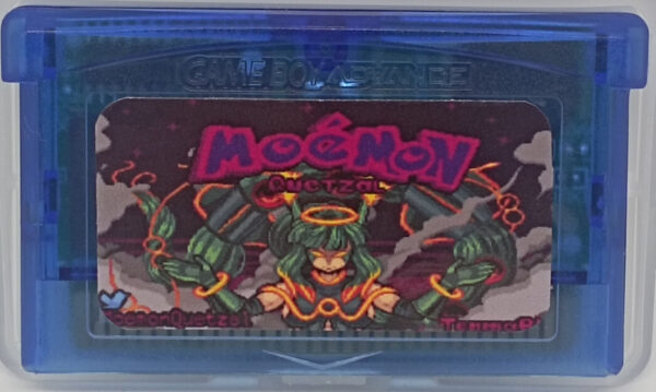 pokemon moemon quetzal gba cartridge Pokémon Moemon Quetzal – Emerald Co-op Hack, Gen 1-9 Moémon, 4 Players | Custom GBA Cartridge