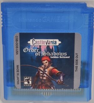 Castlevania: Order of Shadows Golden Belmont – GBC Homebrew, 2 Playable Characters, Desmond & Sister Mode | Custom Game Boy Color Cartridge